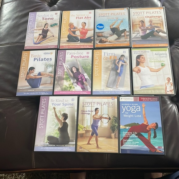 stott pilates Other Stott Pilates Dvds Used A Few Times3 Are New Never Open Retail Over 20